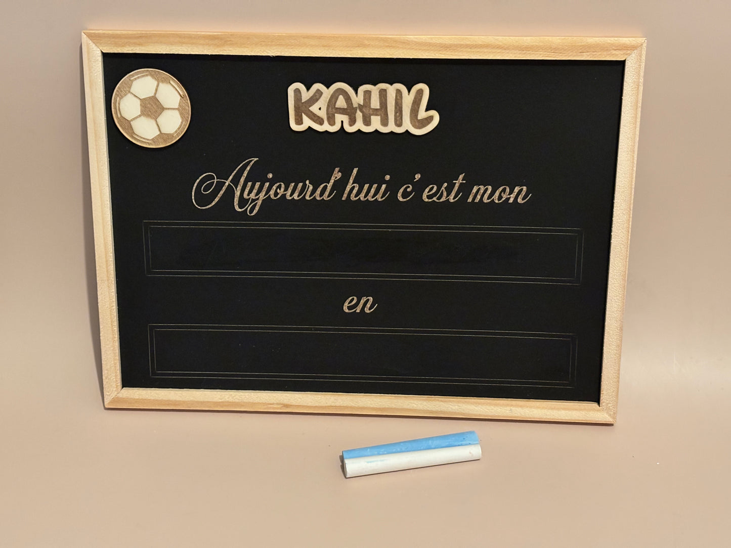 Ardoise souvenir personnalisée – rentrée scolaire - premier & Dernier jour d’école