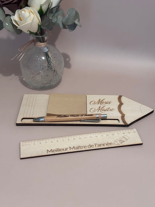 Coffret “Merci Maître” – Cadeau personnalisé de fin d’année
