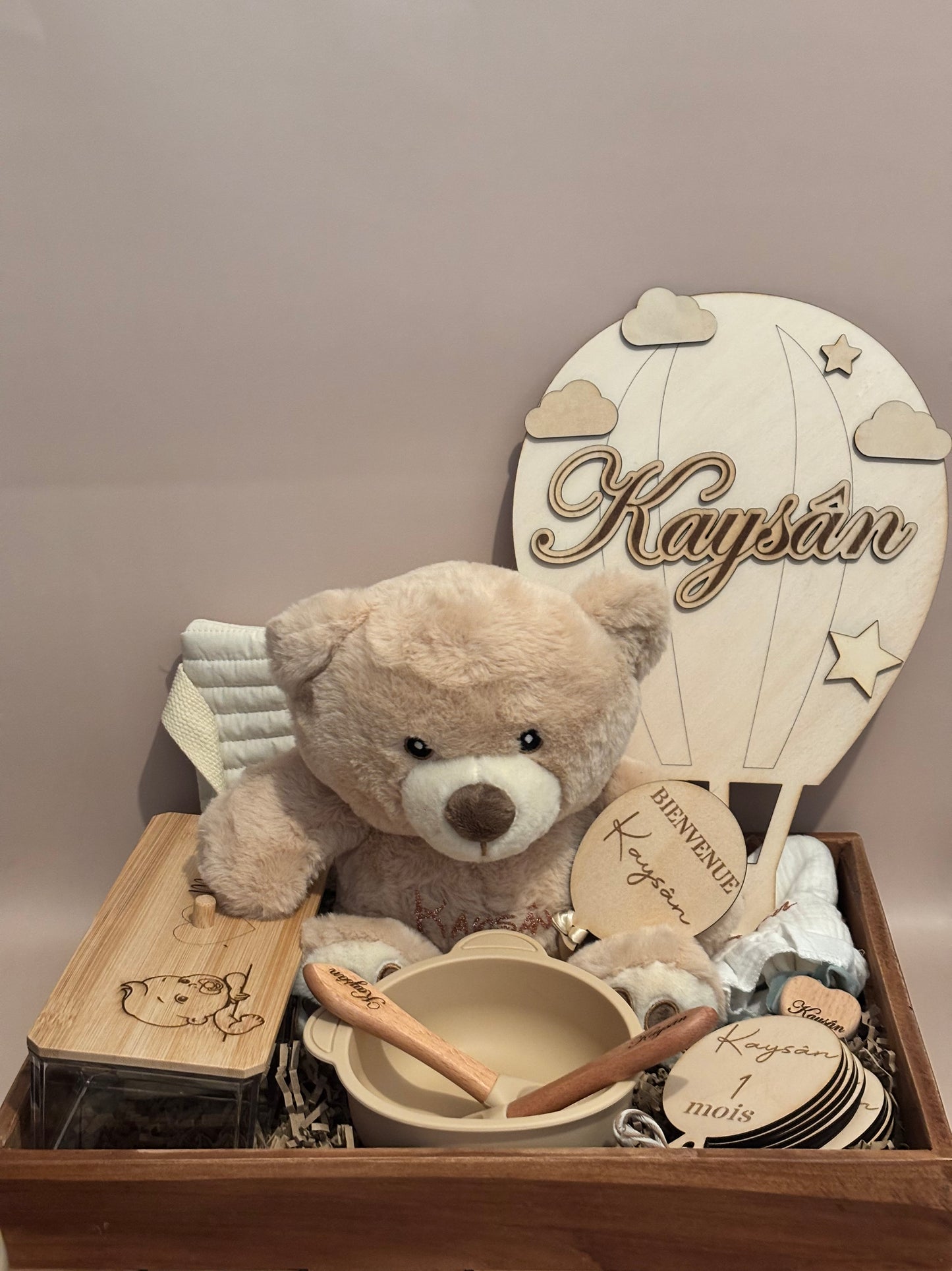 Coffret Naissance Personnalisé – Version Prestige