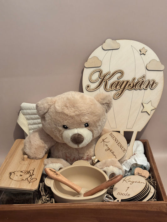 Coffret Naissance Personnalisé – Version Prestige