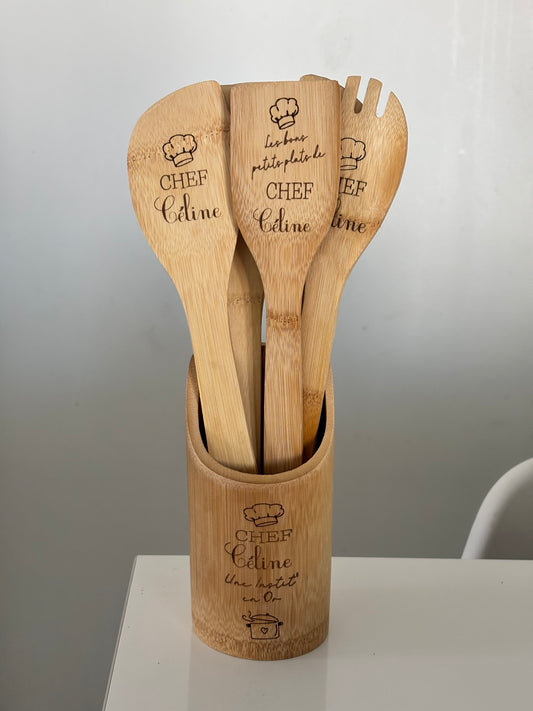 Coffret Ustensiles Personnalisés – Cadeau Maîtresse